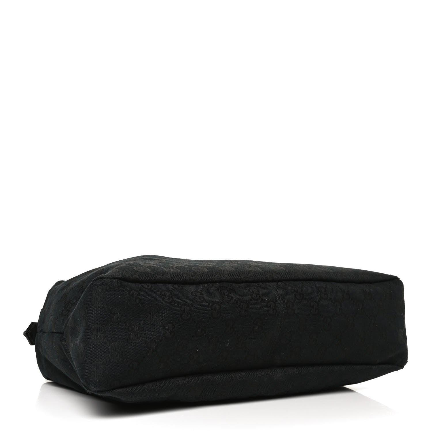 Gucci Monogram Medium Horsebit Chain Hobo Black 4 of 13
