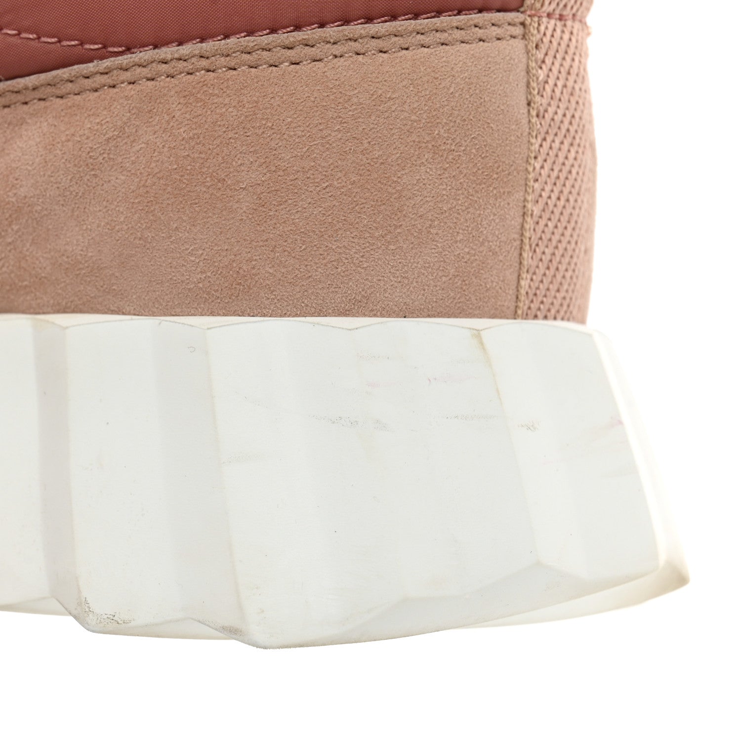 Hermes Parachute Fabric Suede Goatskin Bouncing Sneakers 37.5 Rose Rose Opaline 8 of 9