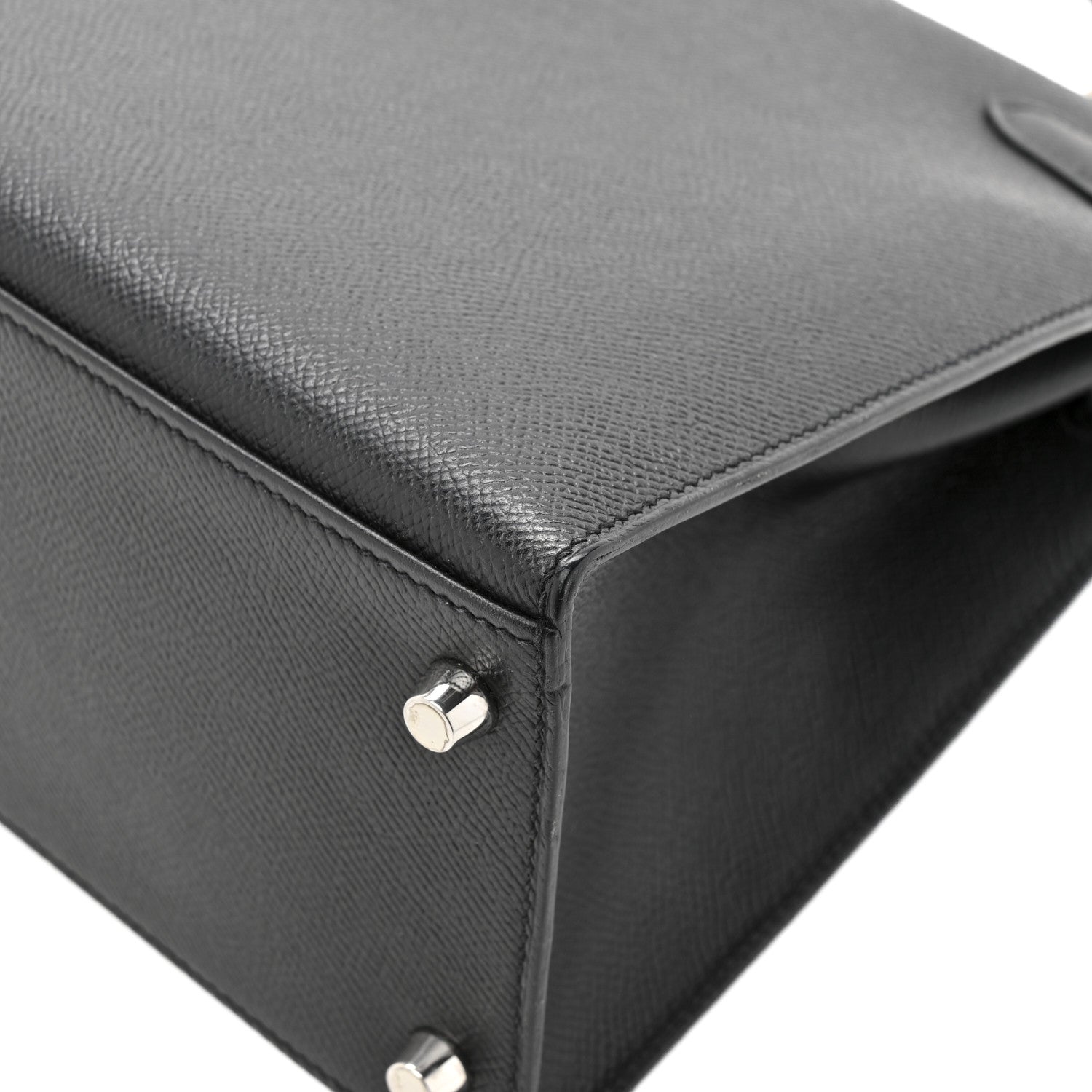 Hermes Epsom Kelly Sellier 28 Black 11 of 14