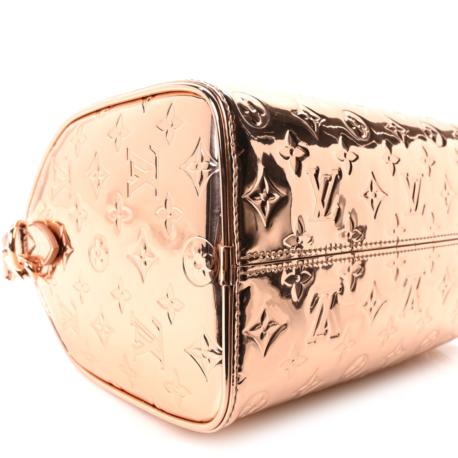 Louis Vuitton Monogram Miroir Speedy Bandouliere 25 Copper 8 of 9