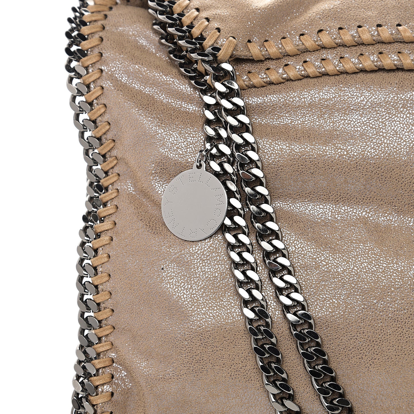 Shaggy Deer Small Falabella Tote Taupe