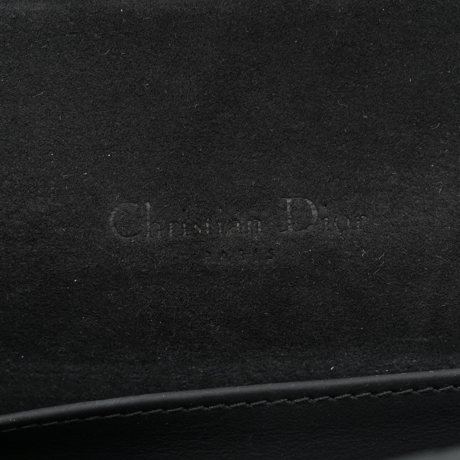 Christian Dior Ultra Matte Calfskin Cannage Lady Dior Clutch Black 7 of 13