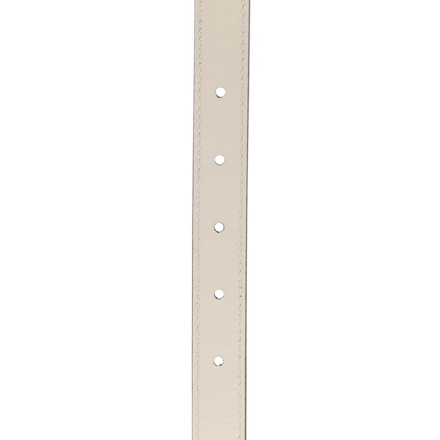 Calfskin Pearl Double G 20mm Belt 110 44 Ivory