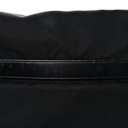 Prada Tessuto Nylon Saffiano Messenger Bag Black 12 of 17