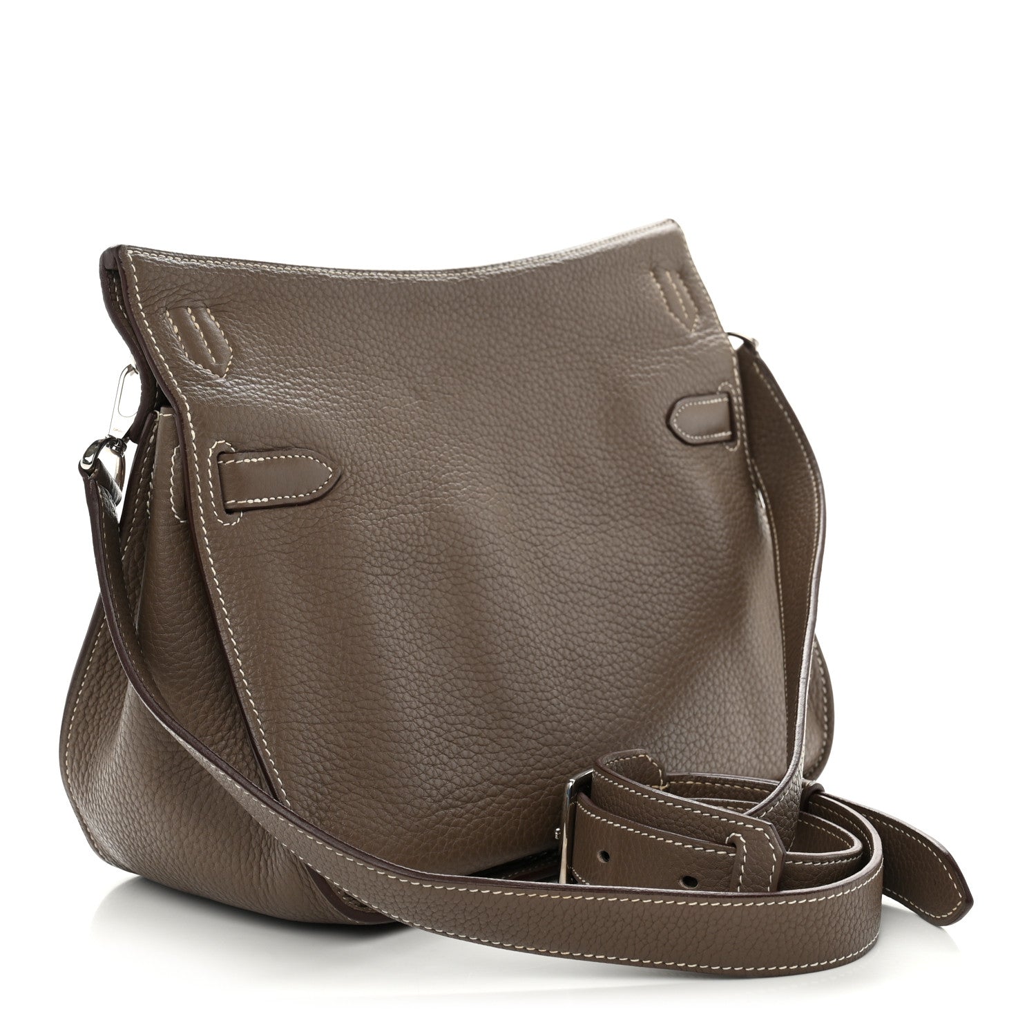 Hermes Taurillon Clemence Jypsiere 28 Etoupe 2 of 9