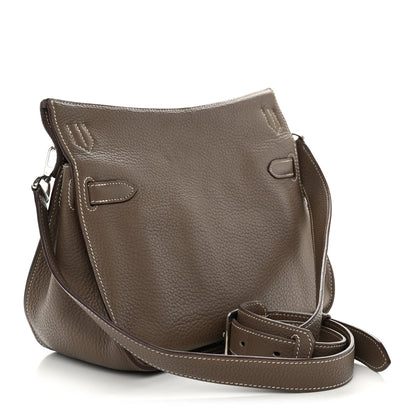 Hermes Taurillon Clemence Jypsiere 28 Etoupe 2 of 9