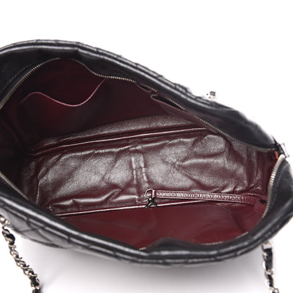 Chanel Lambskin Quilted Large Camera Case Black 6 of 17