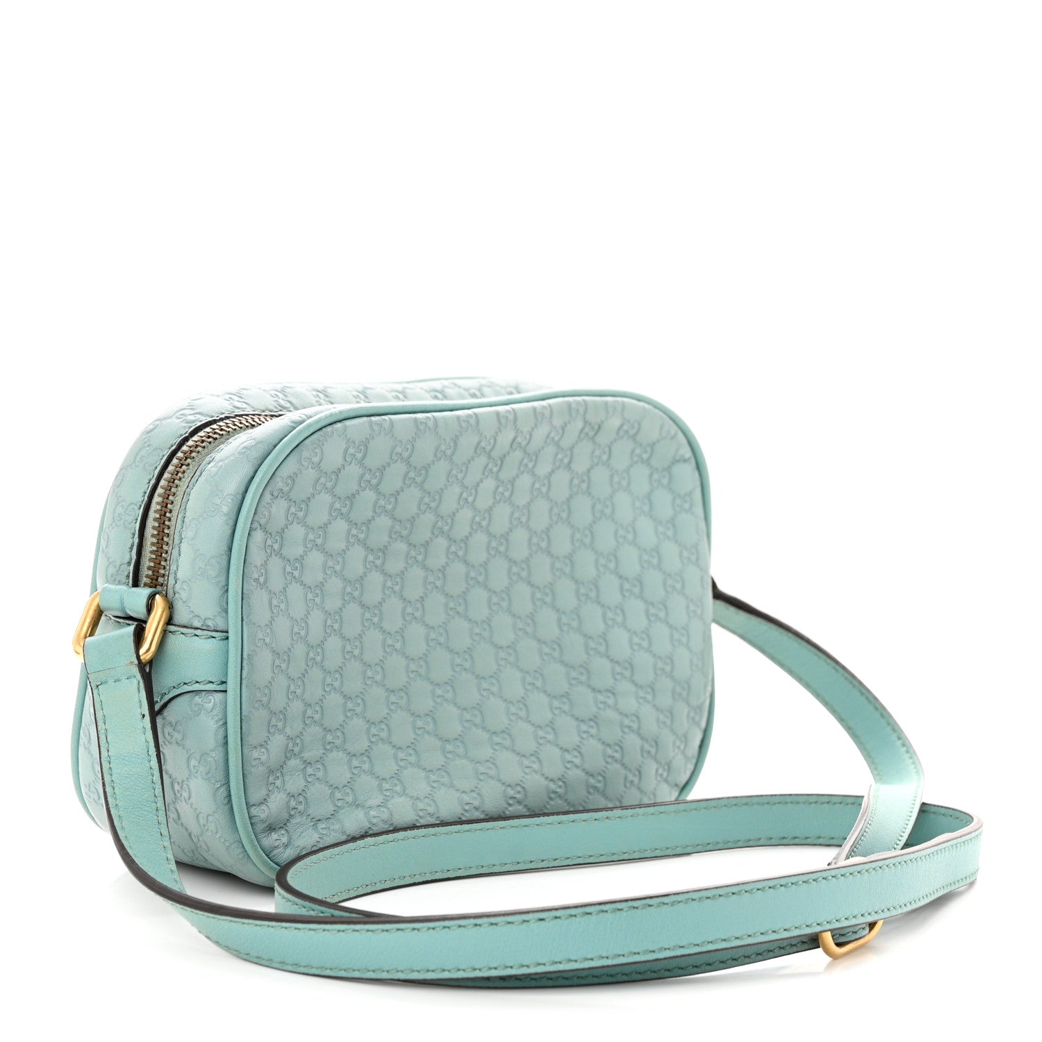 Gucci Soft Microguccissima Sunshine Disco Crossbody Bag Blue 3 of 10