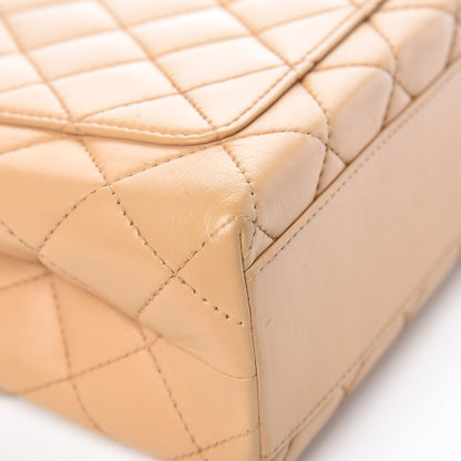Chanel Lambskin Quilted Medium Kelly Flap Bag Beige 10 of 13