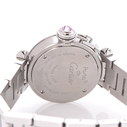 Cartier Stainless Steel 27mm Miss Pasha Quartz Watch Pink 5 of 9