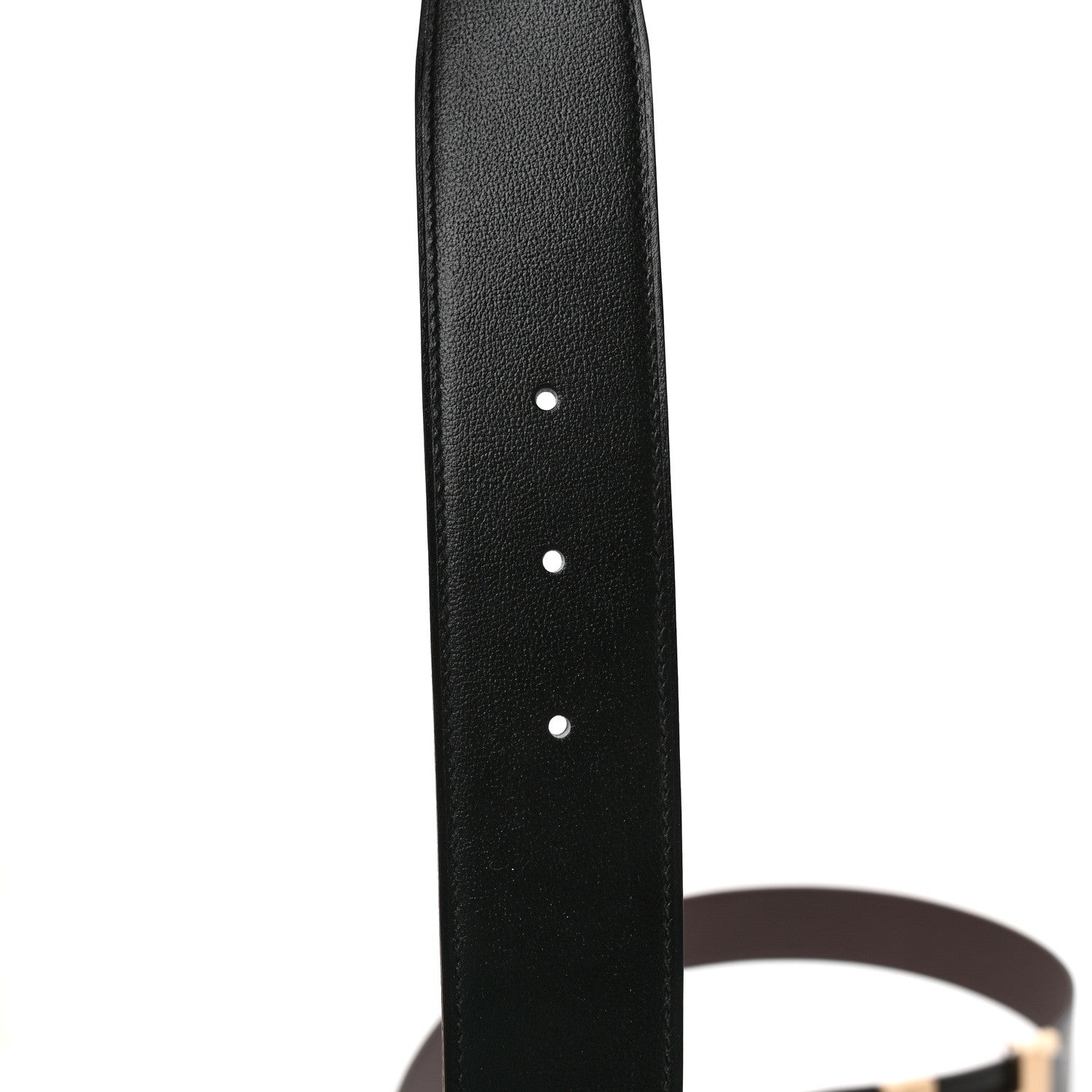 Hermes Box Togo 42mm Constance H Belt 110 44 Black Rouge H 4 of 6
