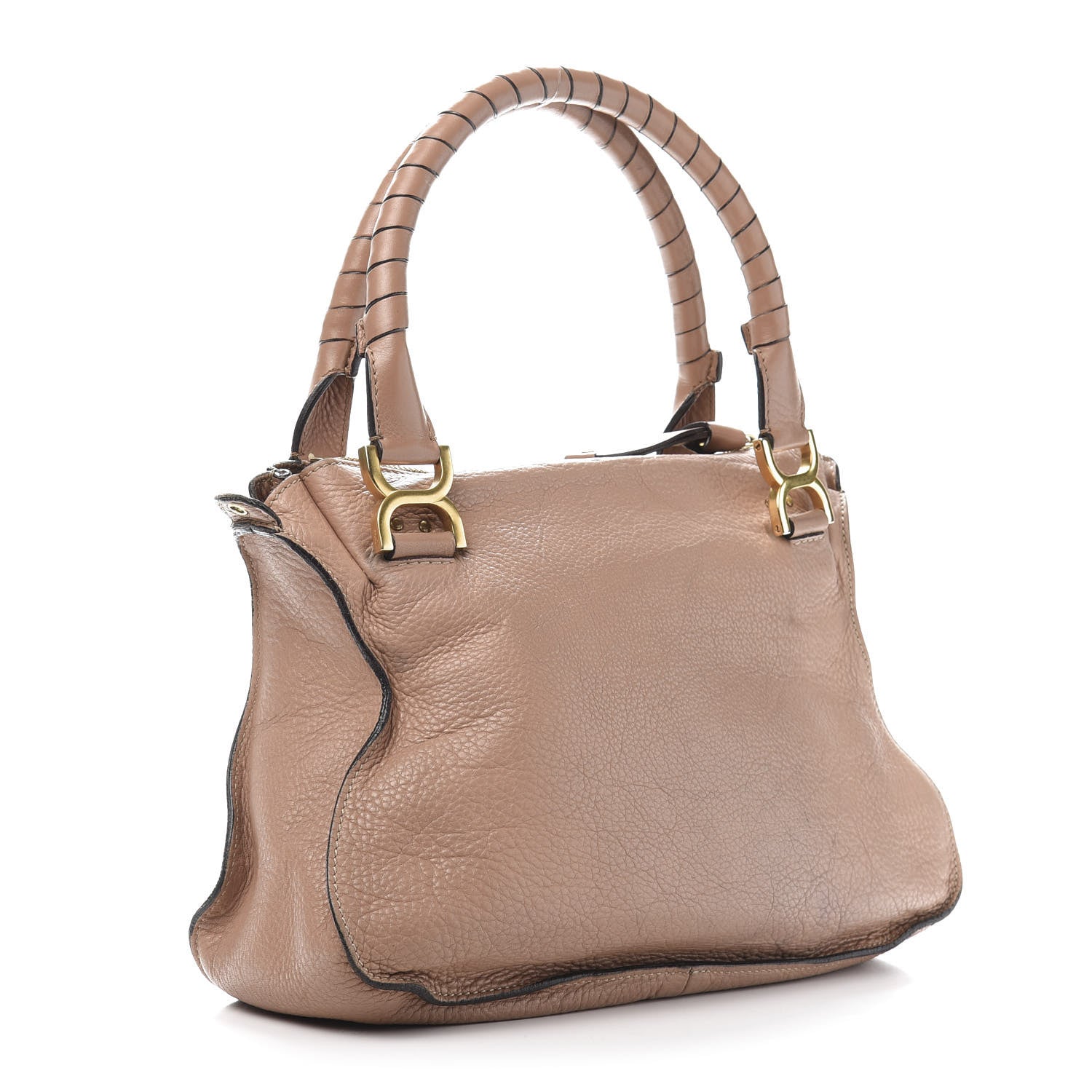 Chloe Calfskin Medium Marcie Satchel Anemone Pink 3 of 17
