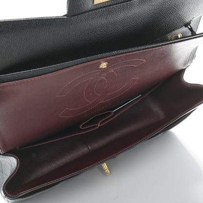 Chanel Caviar Quilted Jumbo Double Flap Black 5 of 7