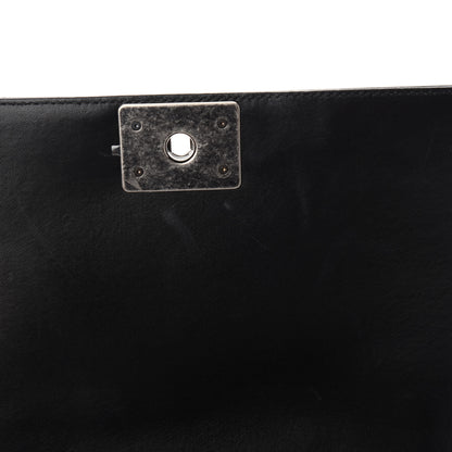 Chanel Lambskin Tweed Logo Embroidered Medium Boy Flap White Red Black 8 of 10