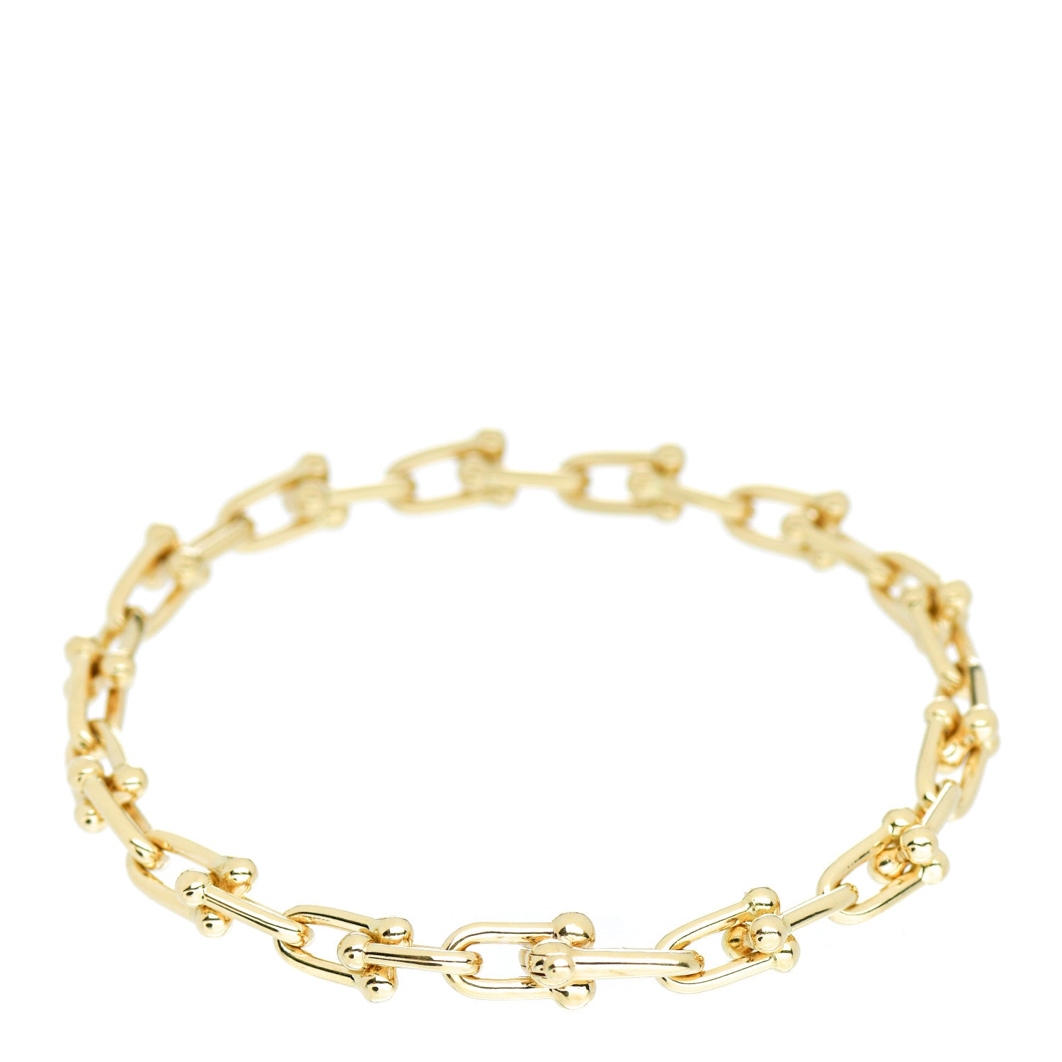 Tiffany 18K Yellow Gold Small HardWear Link Bracelet 1 of 5