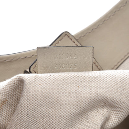 Gucci Guccissima Medium Sukey Tote Mystic White 5 of 13