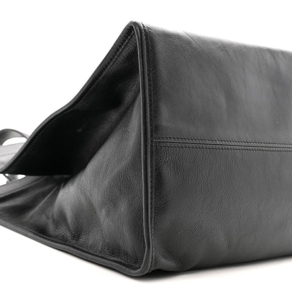 Balenciaga Calfskin Kittens Market Shopper Black 9 of 15