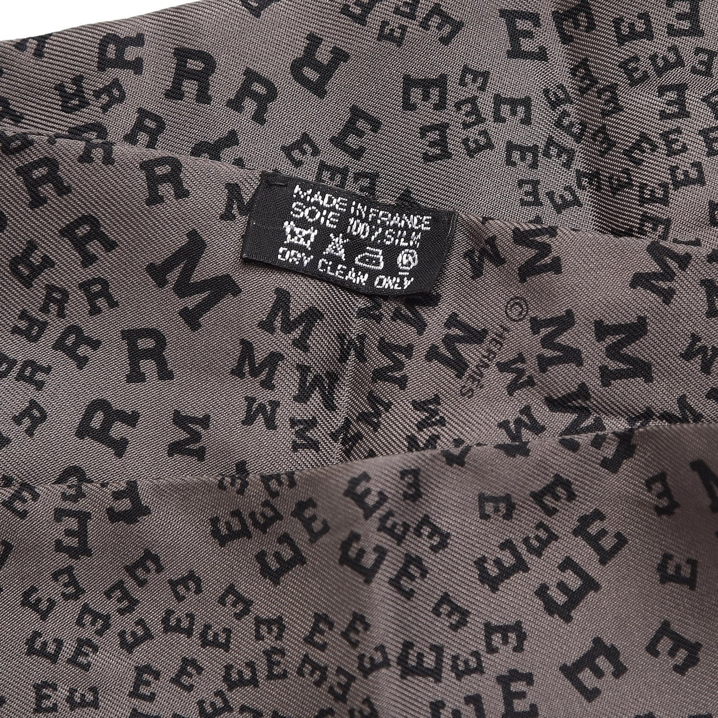 Silk Scattered Letters Twilly