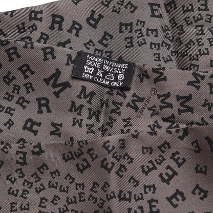 Hermes Silk Scattered Letters Twilly 3 of 3