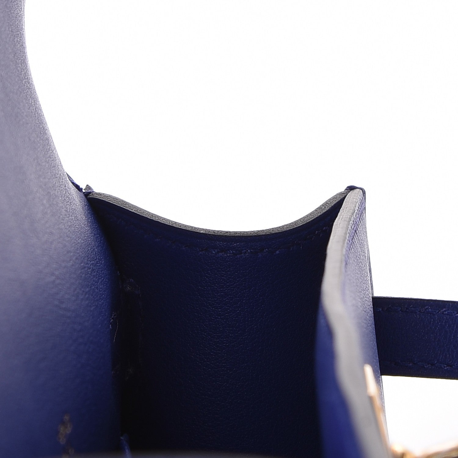 Hermes Swift Kelly Pochette Clutch Bleu Electrique 20 of 26