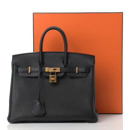 Hermes Togo Birkin 25 Black 12 of 12