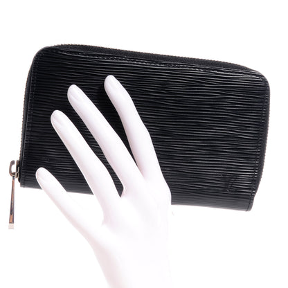 Louis Vuitton Epi Leather Zippy Compact Wallet NM Black 2 of 8