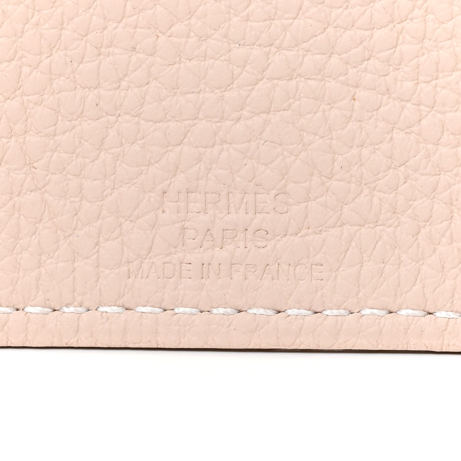 Hermes Taurillon Clemence Mises et Relances Robe Du Soire Change Tray Jaune Ivoire 3 of 3