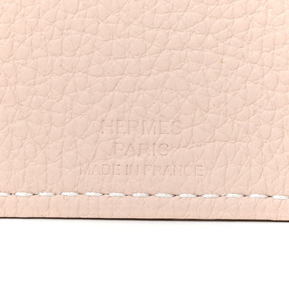 Hermes Taurillon Clemence Mises et Relances Robe Du Soire Change Tray Jaune Ivoire 3 of 3