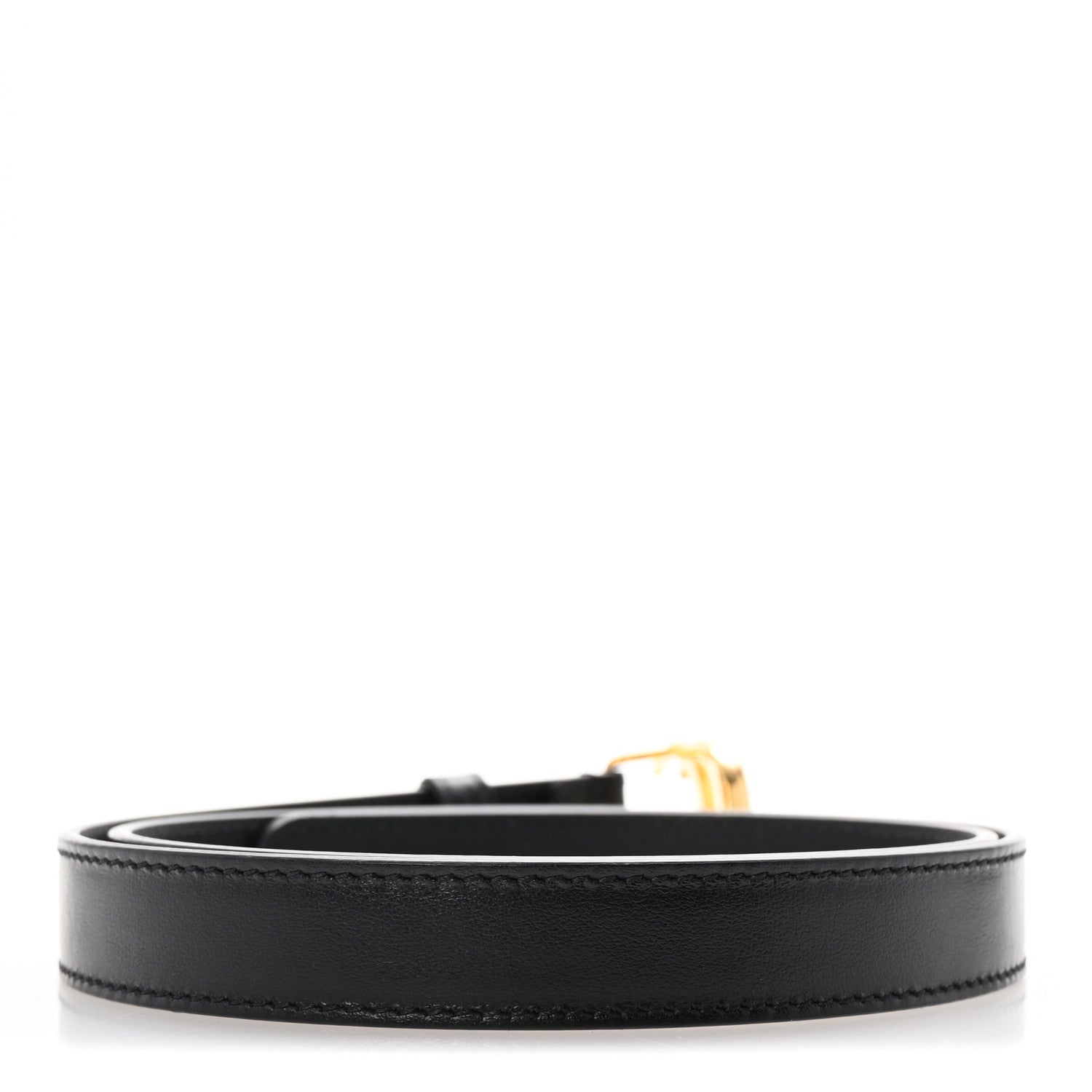 Gucci Calfskin Double G 20mm Belt 75 30 Black 2 of 6