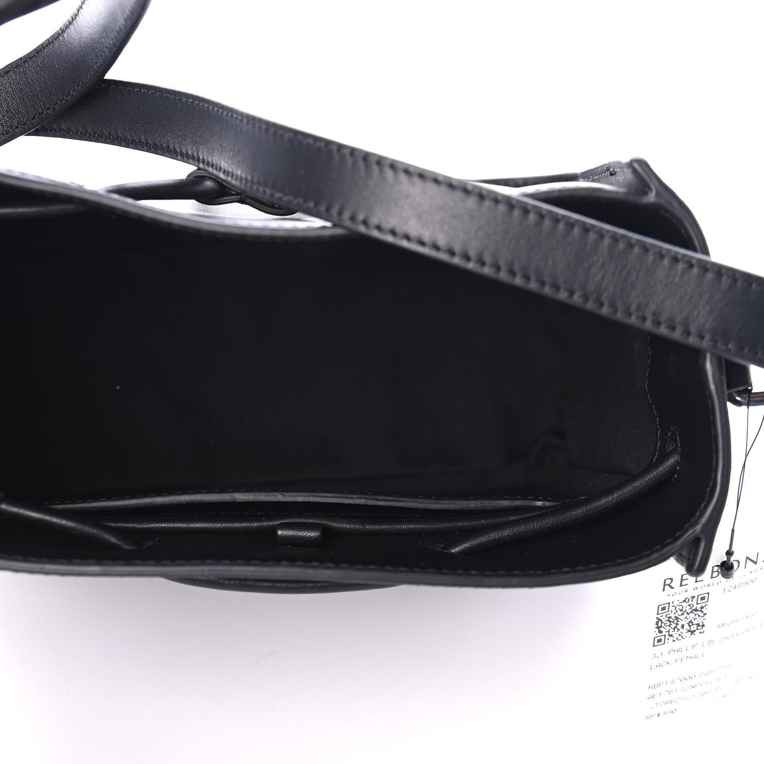 3.1 Phillip Lim Smooth Calfskin Mini Soleil Bucket Bag Black 4 of 4