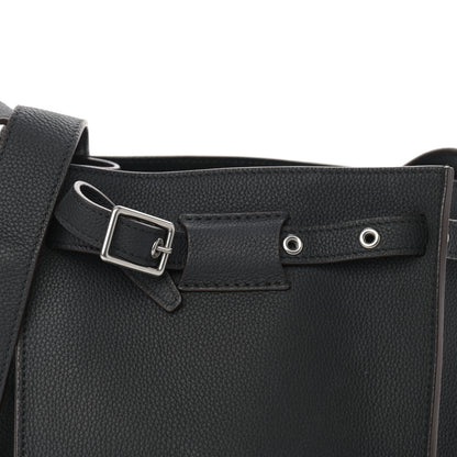 Celine Supple Grained Calfskin Long Strap Big Bag Bucket Black 8 of 10