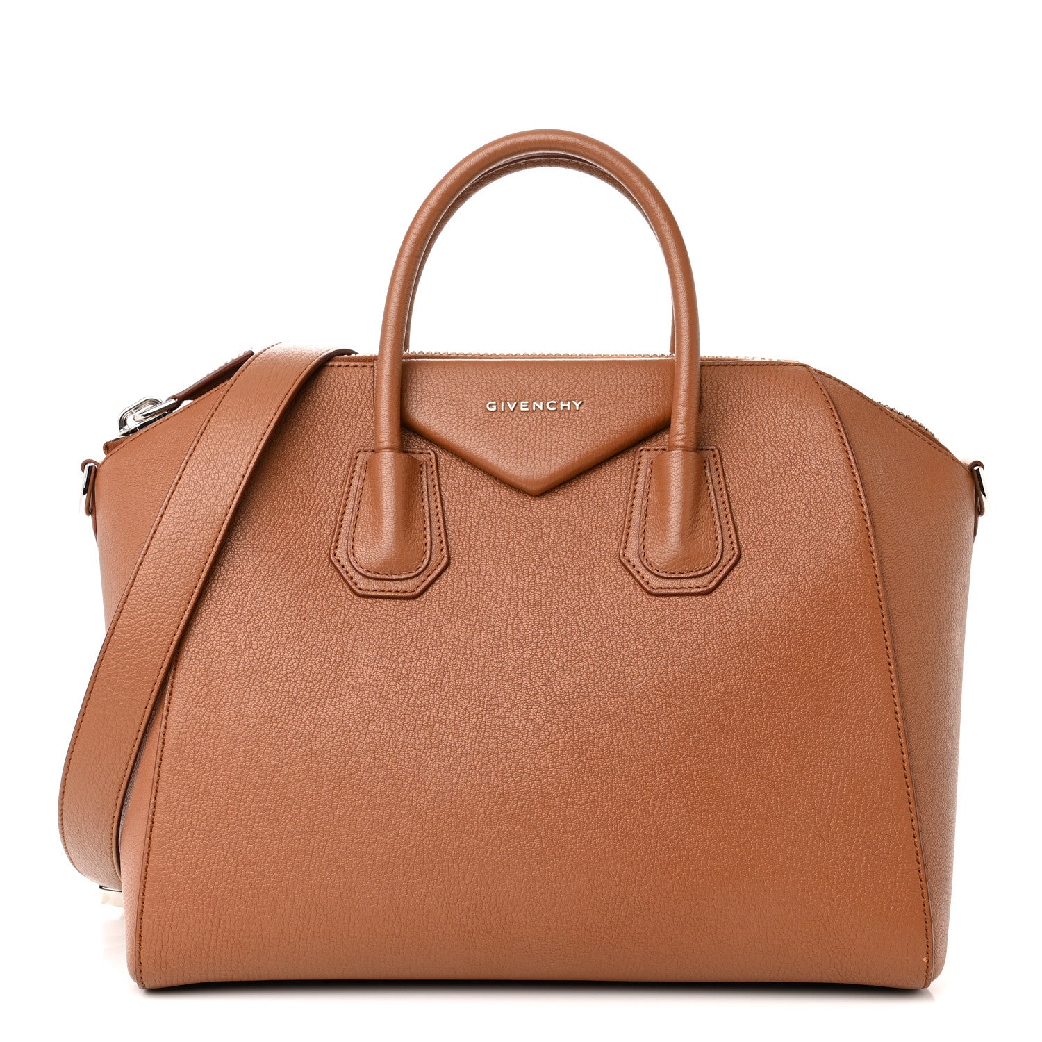 Givenchy Sugar Goatskin Medium Antigona Cognac 1 of 16