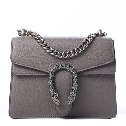 Gucci Calfskin Mini Dionysus Shoulder Bag Dusty Grey 1 of 10