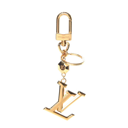Louis Vuitton LV Facettes Bag Charm Key Holder Gold 1 of 3