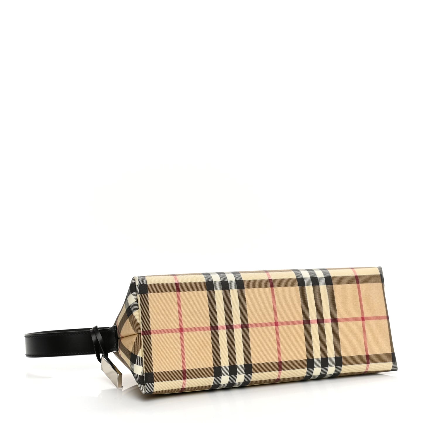 House Check Large Pochette Black