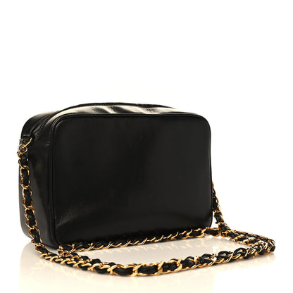 Chanel Lambskin CC Tassel Camera Case Black 2 of 8
