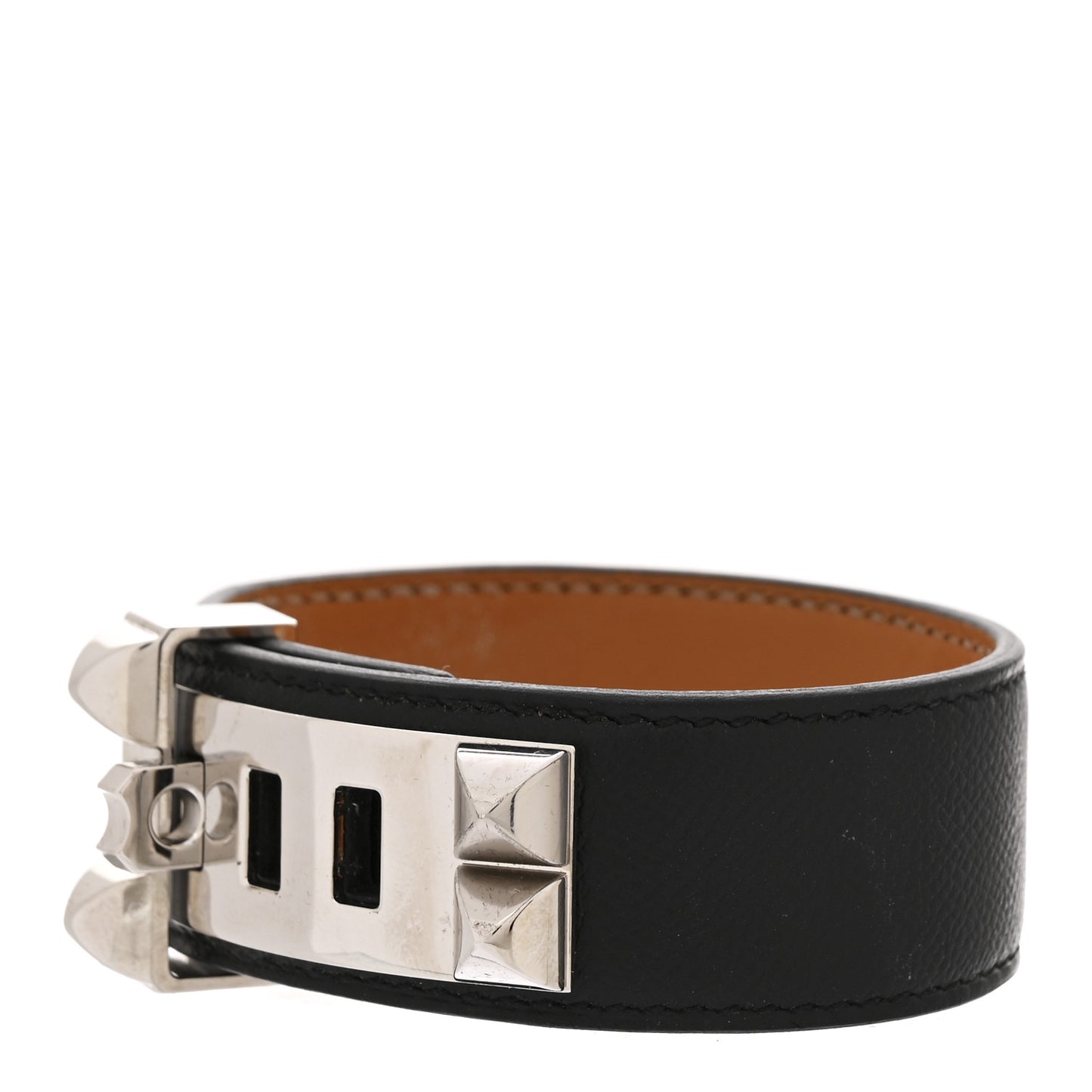 Madame Calfskin Collier De Chien CDC 24 Bracelet T3 Black