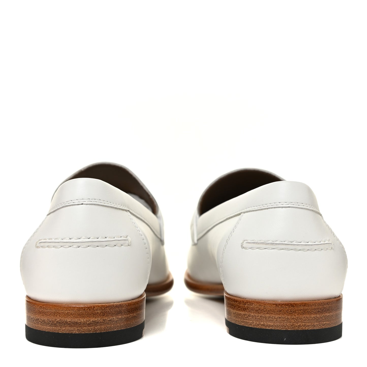Calfskin Womens Destin Loafer 37 White