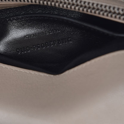 Saint Laurent Sheepskin Matelasse Chevron Monogram Medium College Bag Rose Antic 7 of 7