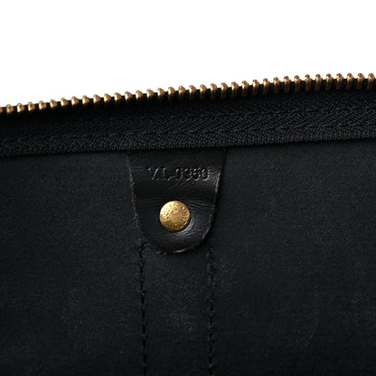Louis Vuitton Epi Keepall 55 Black 6 of 20