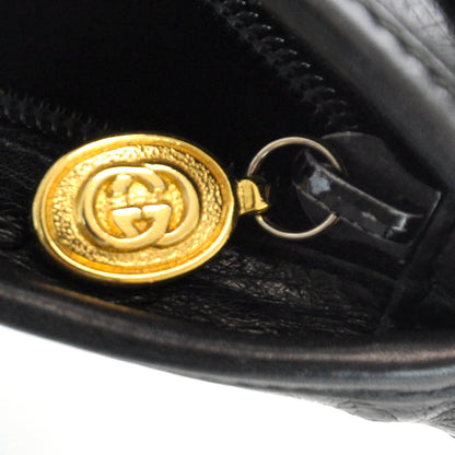 Gucci Ostrich Shoulder Bag Black 12 of 13