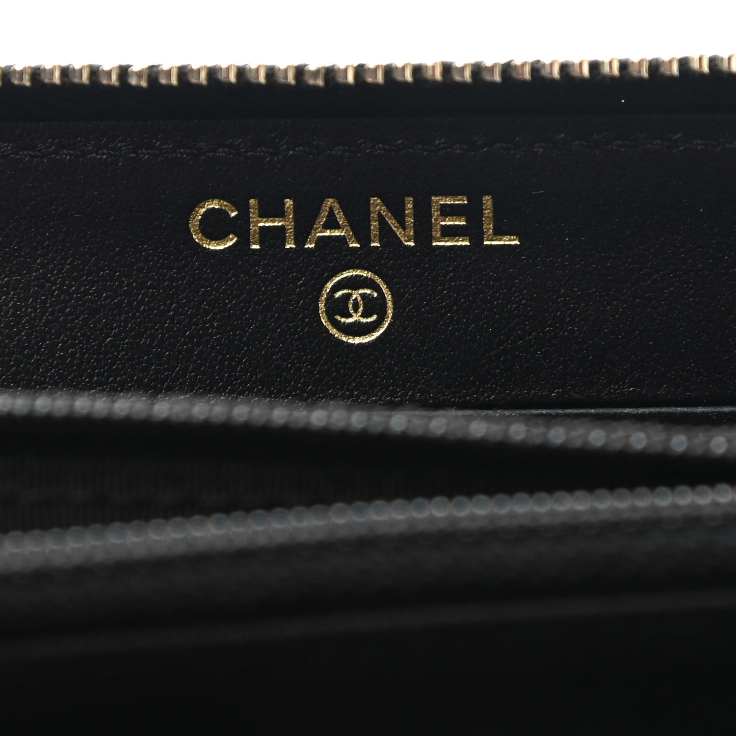 Chanel Caviar Quilted Medium Filigree Zip Around Wallet Black 6 of 10
