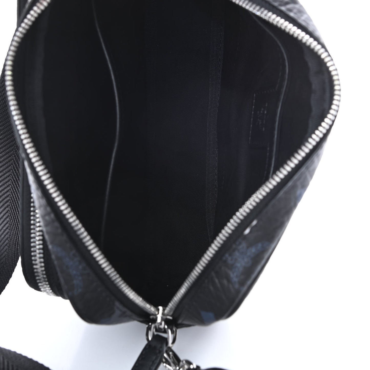 Visetos Floral Leopard Klassik Crossbody Bag Black