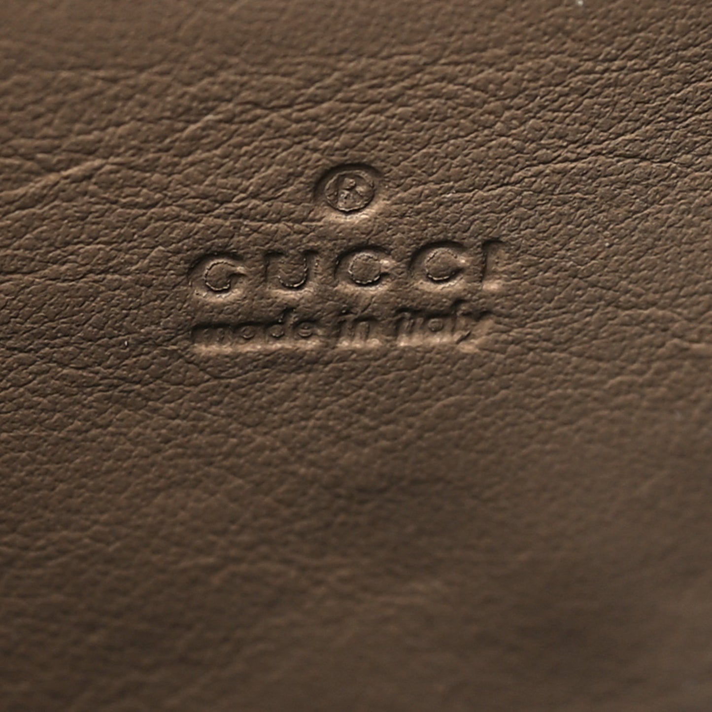 GG Supreme Monogram Mini Dionysus Chain Wallet Beige Taupe
