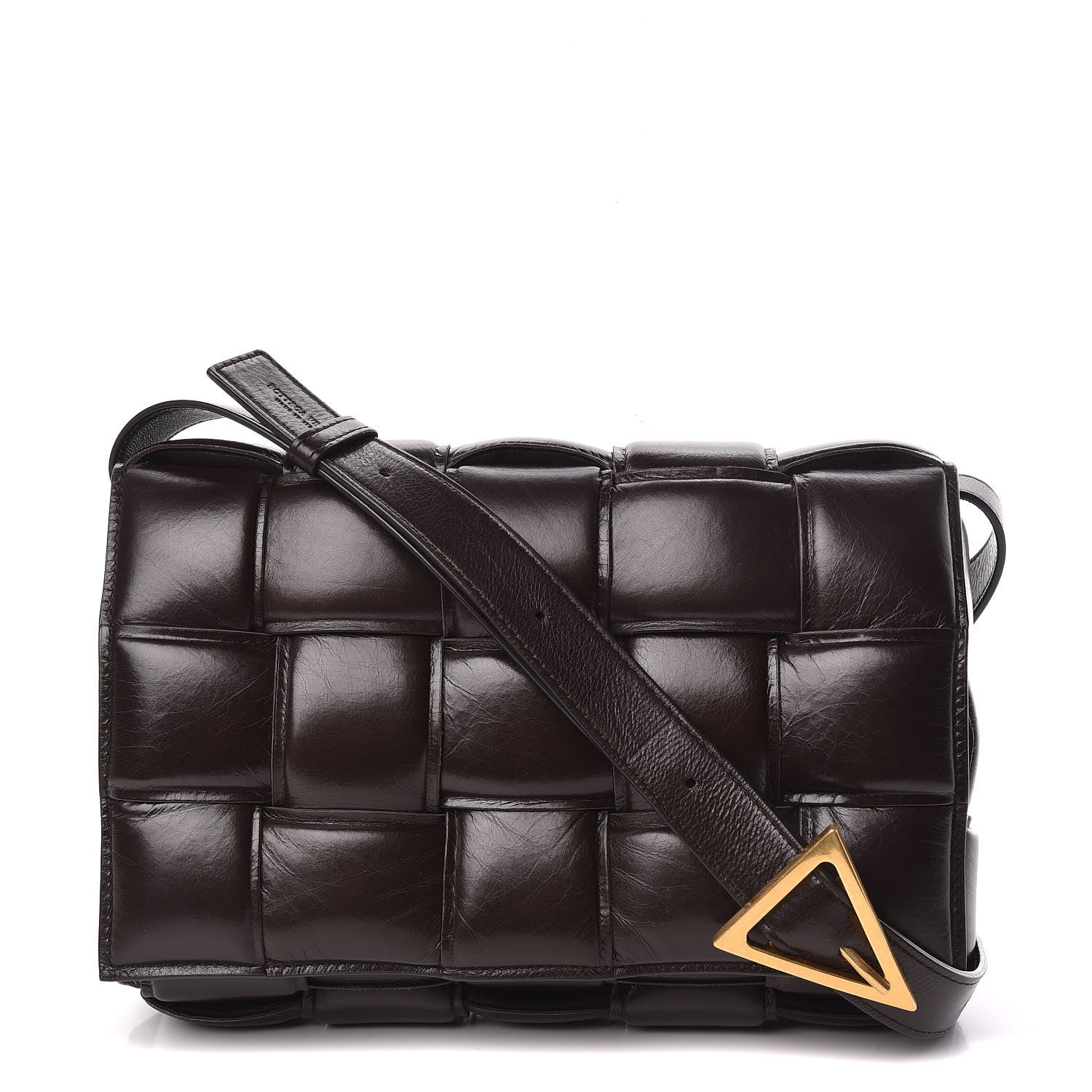 Bottega Veneta Nappa Maxi Intreccio Padded Cassette Crossbody Bag Fondente 1 of 11