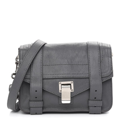 Proenza Schouler Lambskin PS1 Mini Crossbody Heather Grey 1 of 8
