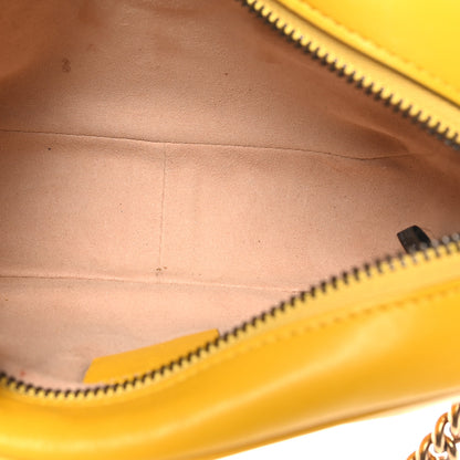 Gucci Calfskin Matelasse Mini GG Marmont Chain Shoulder Bag Stone Topaz 5 of 10