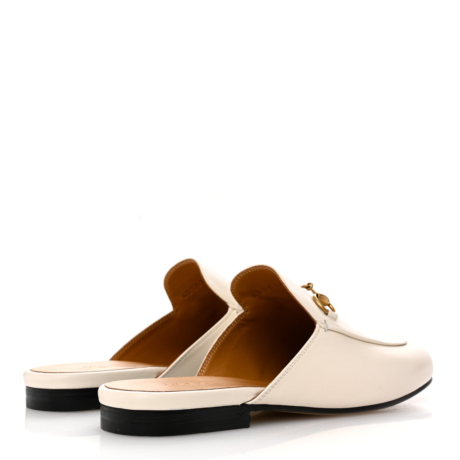 Gucci Malaga Kid Womens Princetown Slippers 37.5 Mystic White 5 of 10