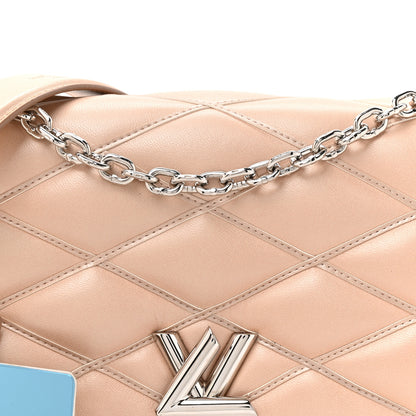 Louis Vuitton Lambskin Malletage GO-14 PM Champagne 8 of 11