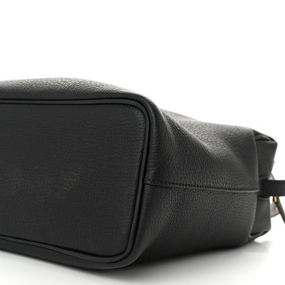 Celine Calfskin Small Soft Cube Satchel Black Khaki 9 of 10